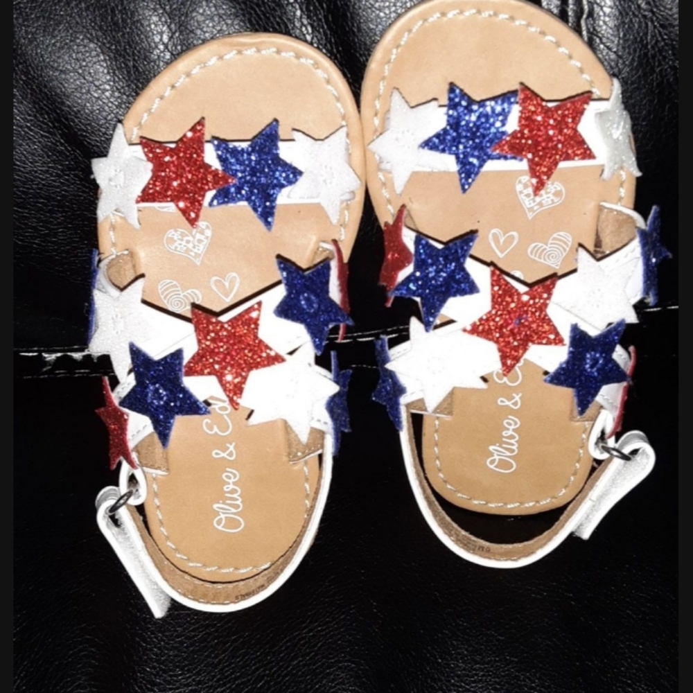 Red White & Blue 6c Sandals